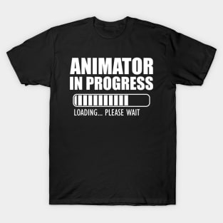 Animator in progress loading w T-Shirt